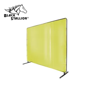 Revco 6X8VF1-YEL 14 mil. 6' x 8' Yellow Standard QuickFrame™ Welding Screen & Frame (1 Set)