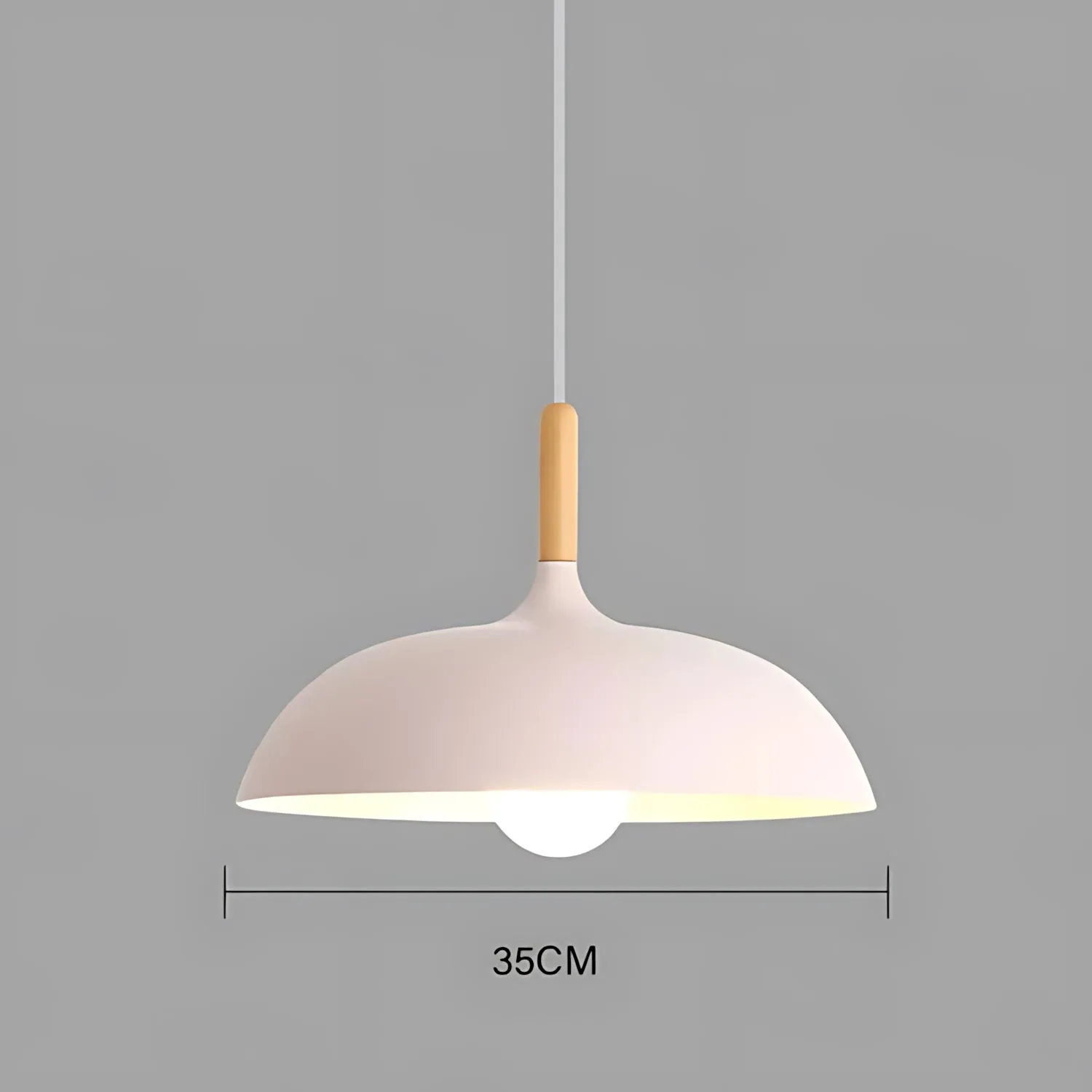 Rheinsberg - Nordic Oak Ceiling Lamp