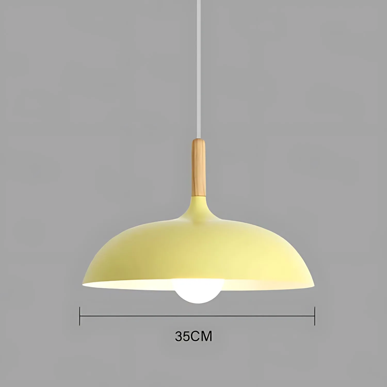 Rheinsberg - Nordic Oak Ceiling Lamp