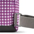 Roka Bantry B Purple Gingham Recycled Canvas Backpack - Small