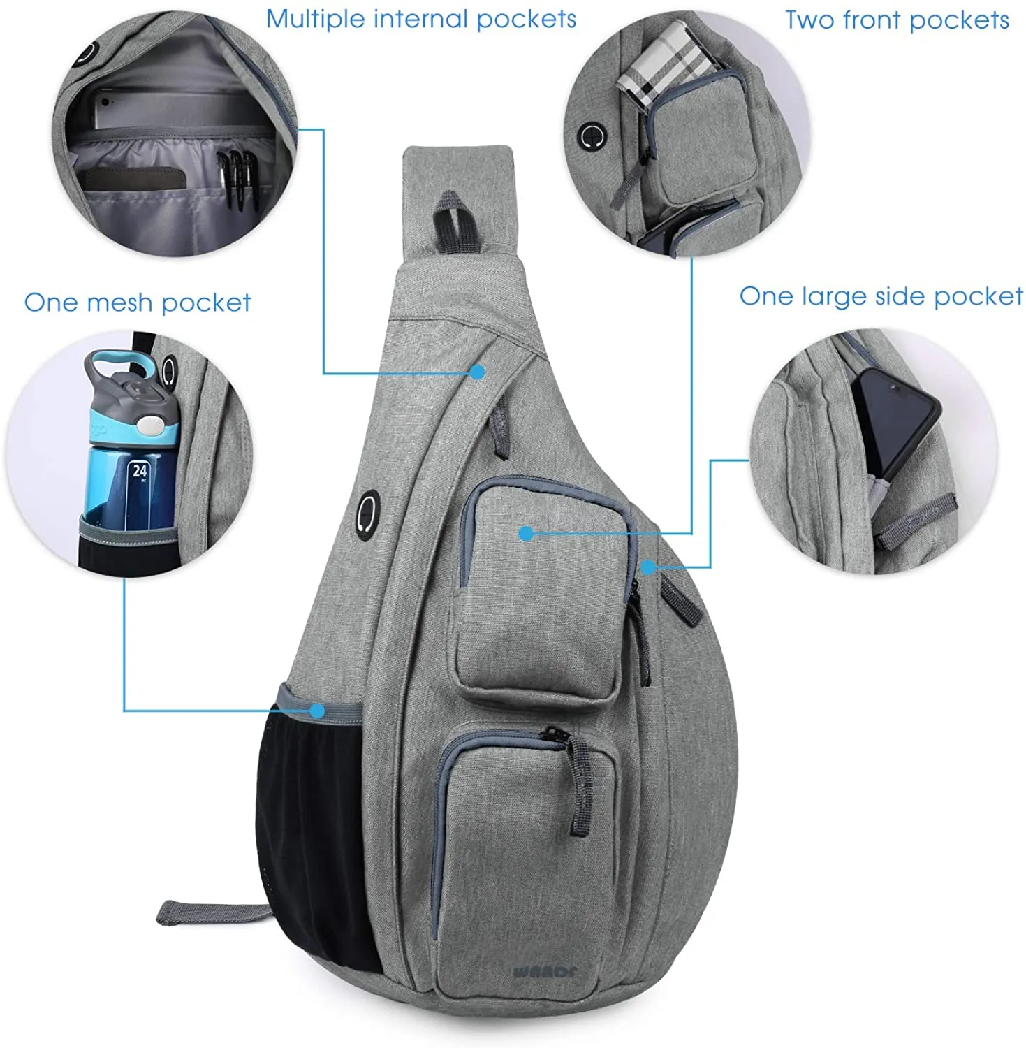 Sling One Strap Travel Backpack