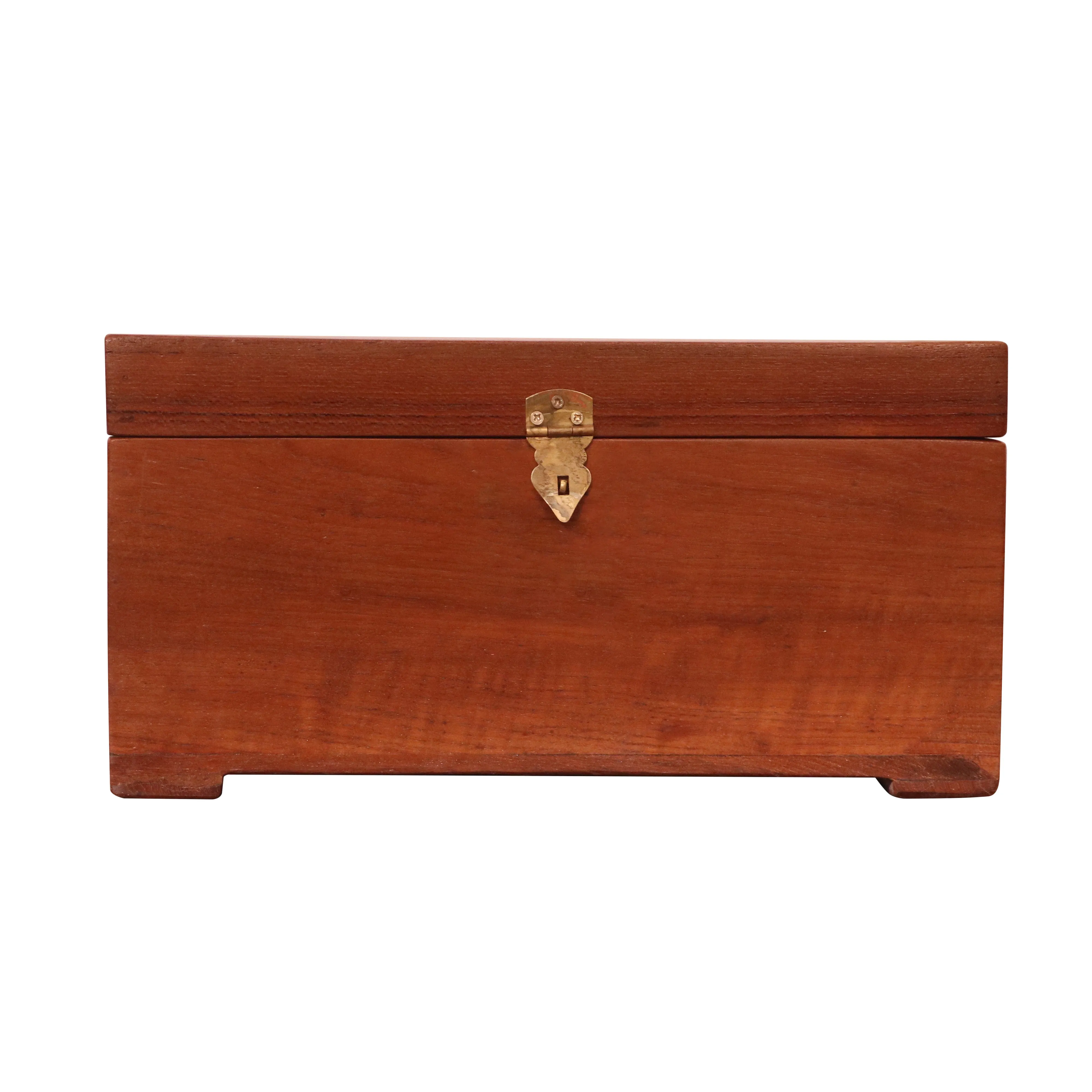 Solid wood wooden box with compartments