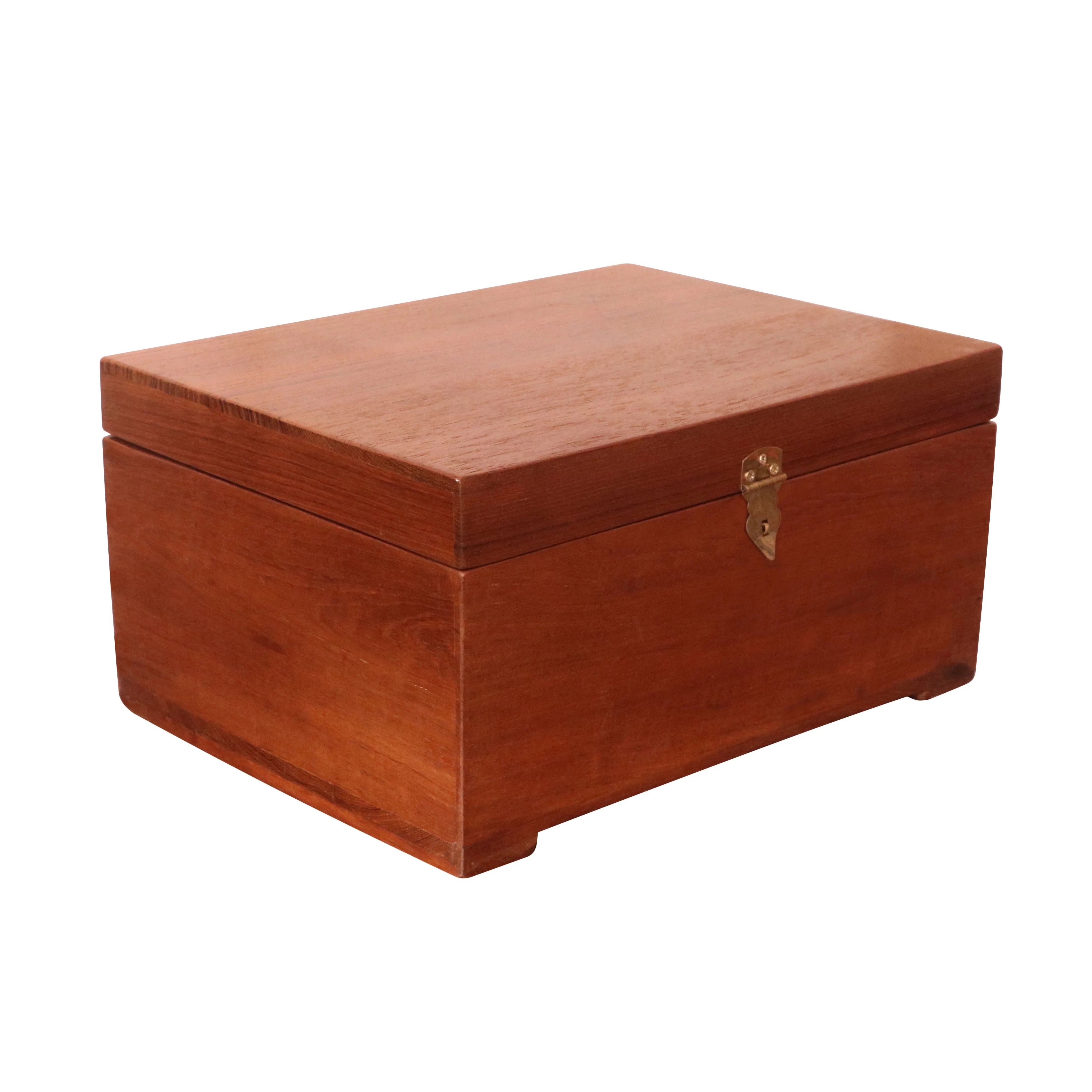 Solid wood wooden box with compartments