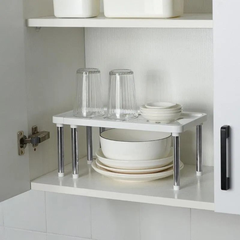 Stackable Shelf Sliding Rack Organizer