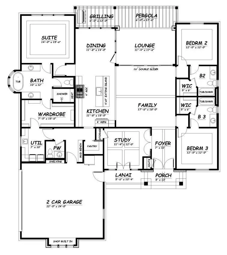 Stylish home with 2,294 sq ft and modern living spaces.