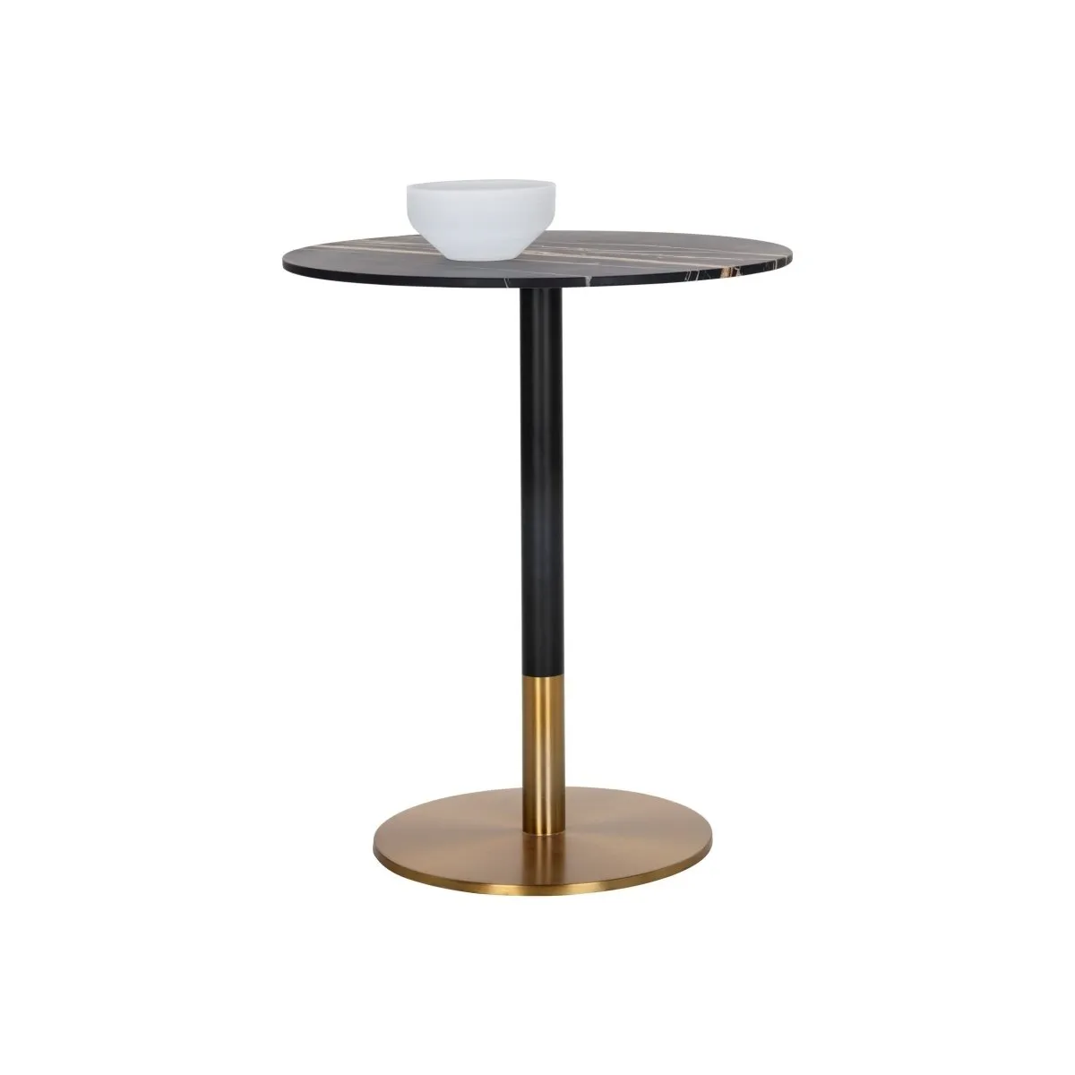 Sunpan Massie Bar Table - Black Marble