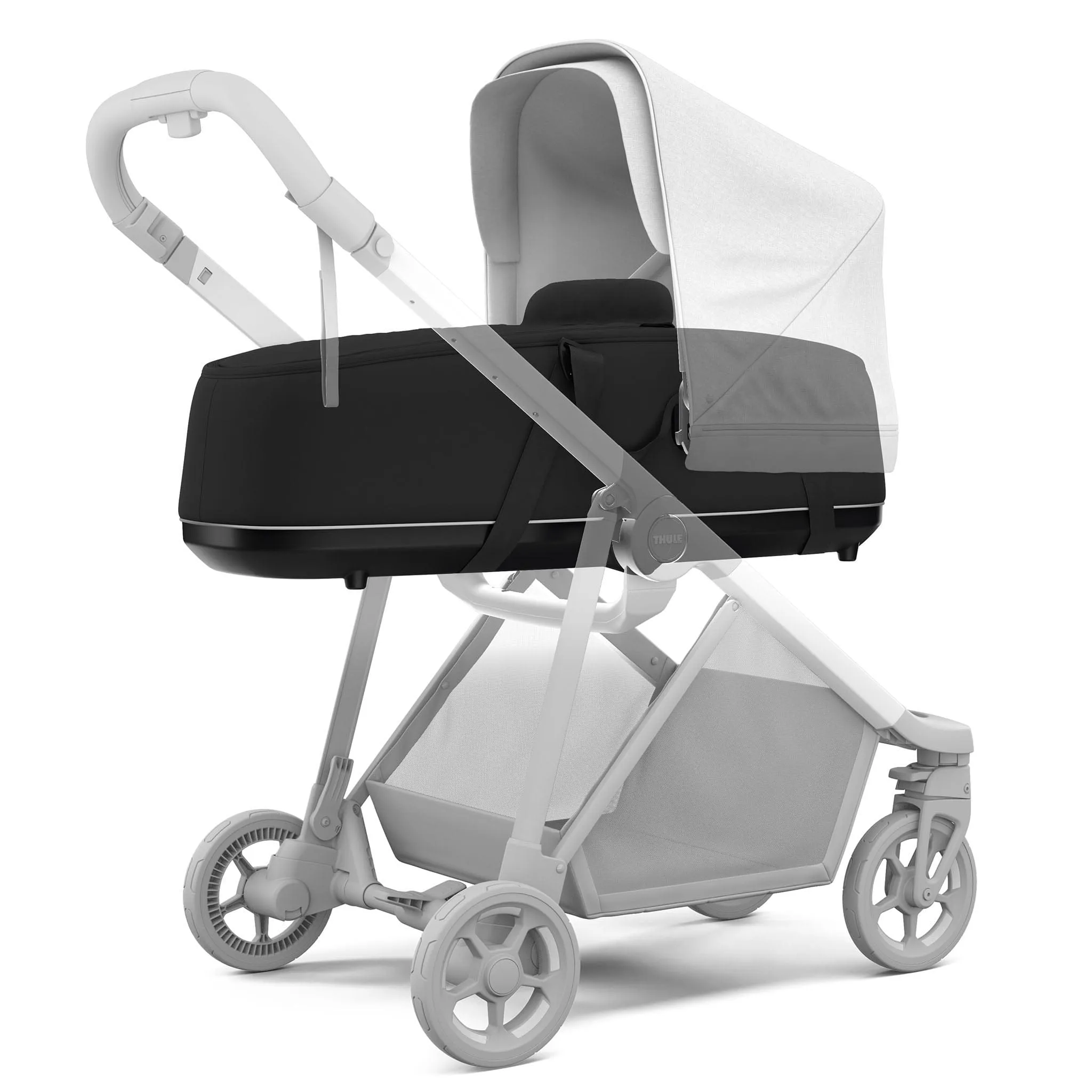 Thule Shine Alaska Blue with Bassinet