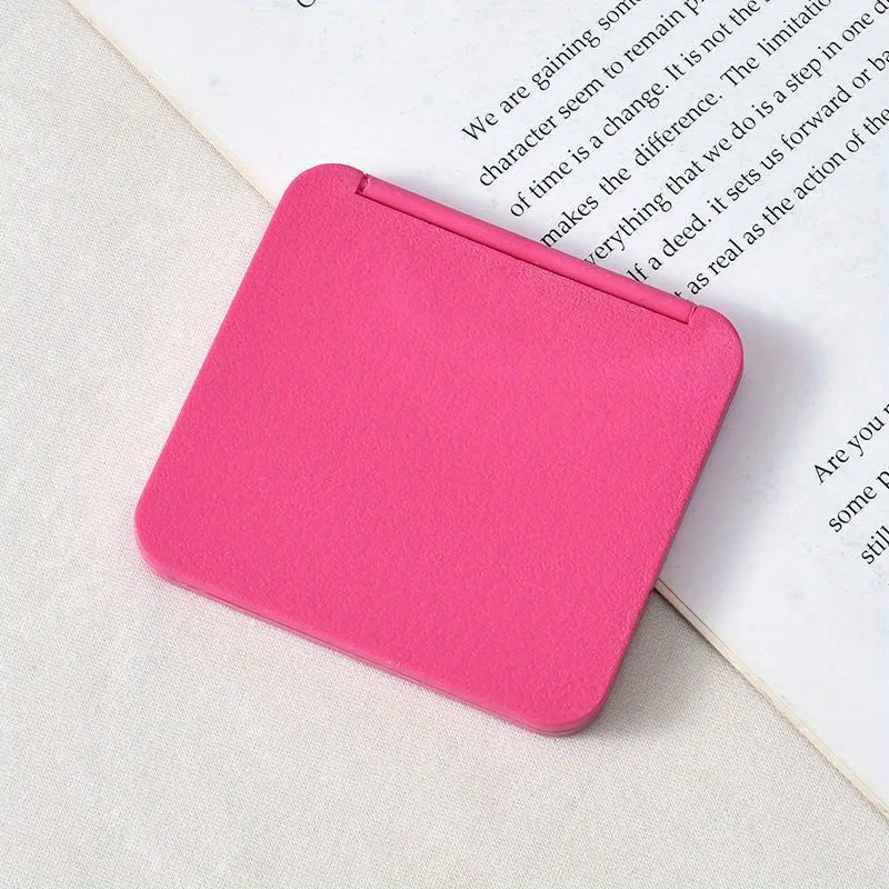 Travelfriendly doublesided folding compact mirror perfect for touchups