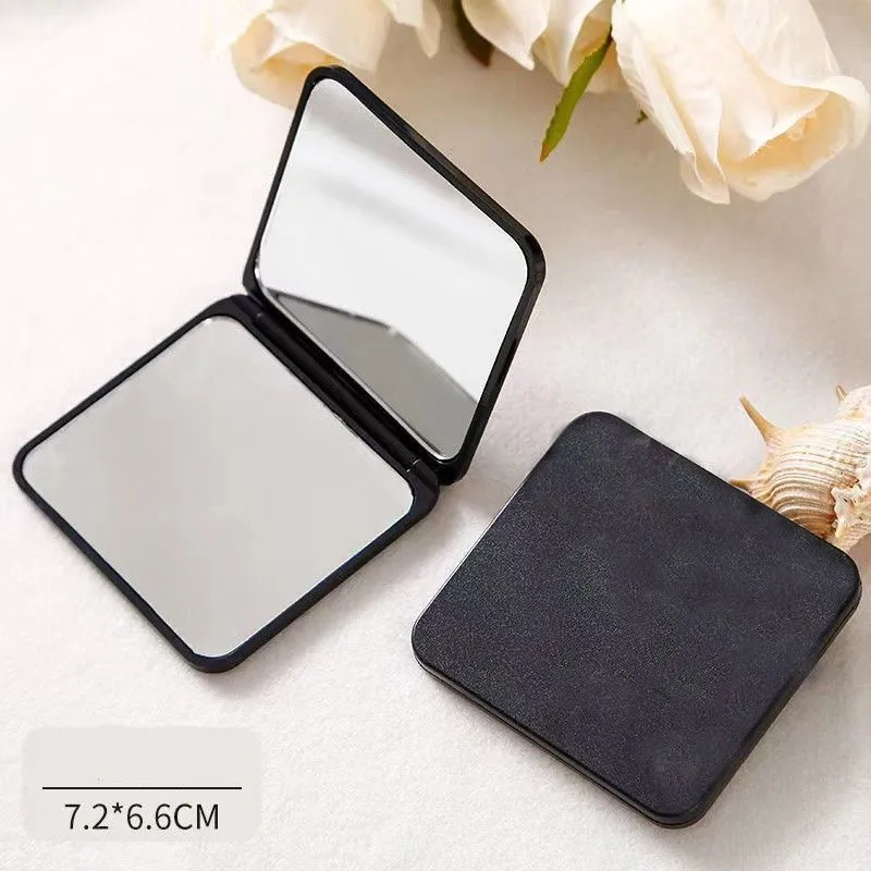 Travelfriendly doublesided folding compact mirror perfect for touchups