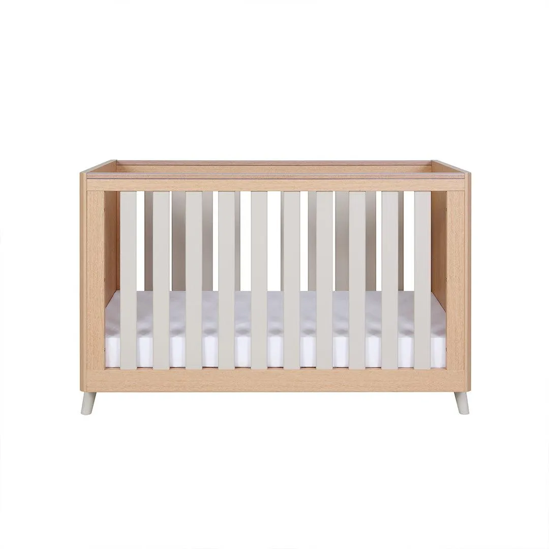 Tutti Bambini Fika Mini 2 Piece Room Set - Light Oak/White Sand