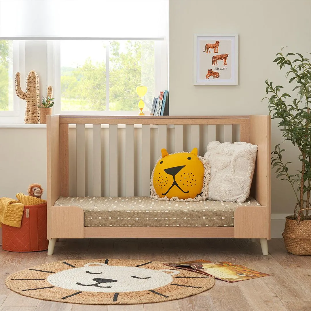 Tutti Bambini Fika Mini 2 Piece Room Set - Light Oak/White Sand