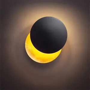 Unique Eclipse 360-Degree Rotating LED Wall Lamp