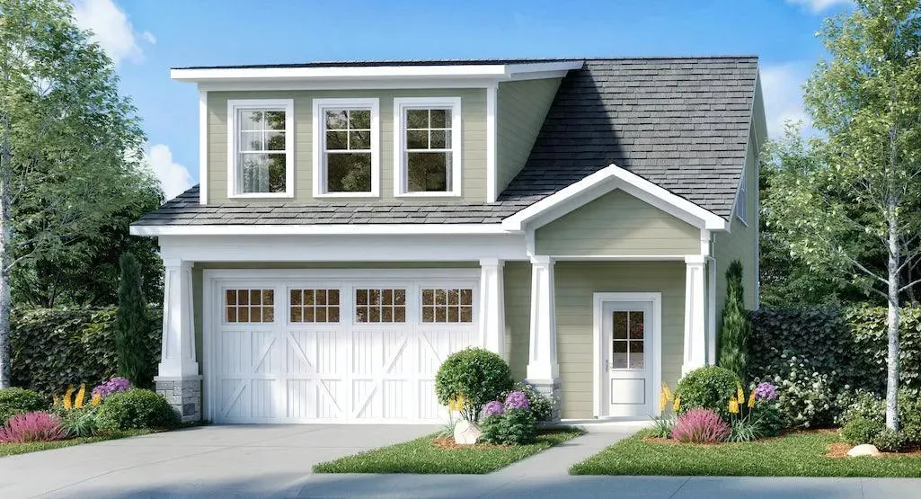 Versatile Garage plan with workshop spaces and bonus room