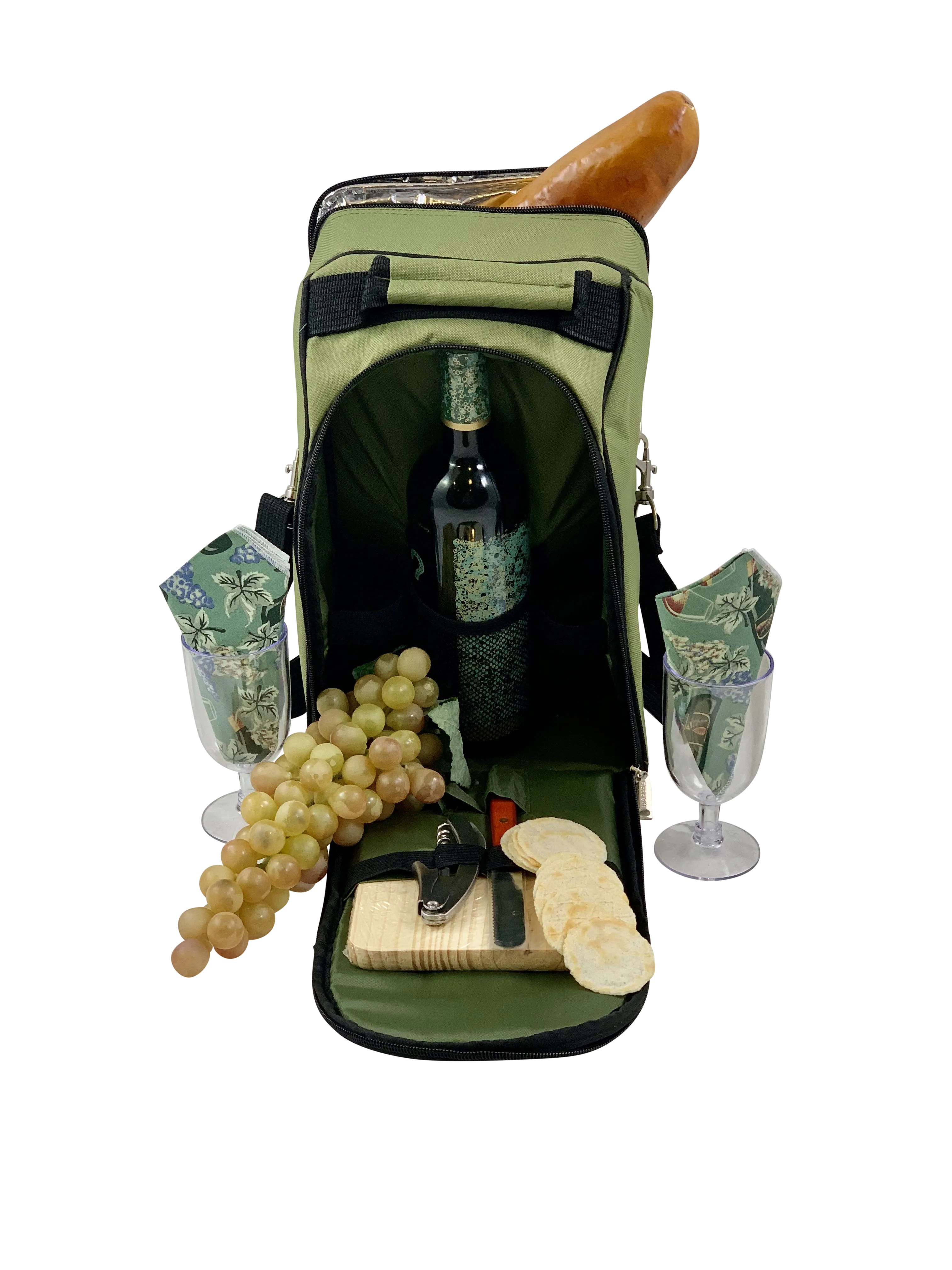 Wine & Cheese Tote Del Mar Design